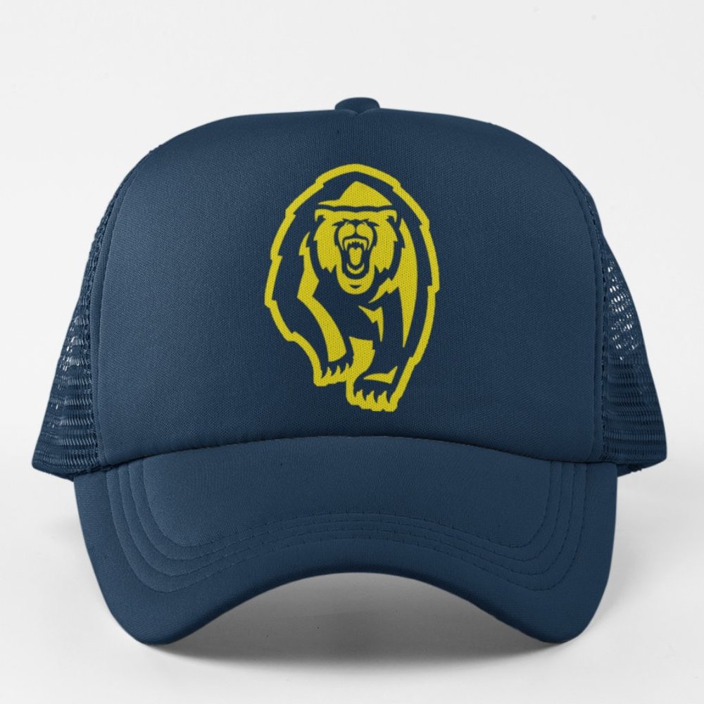 NEW UC Berkeley Golden Bears Foam Trucker Mesh Snapback Hat NAVY